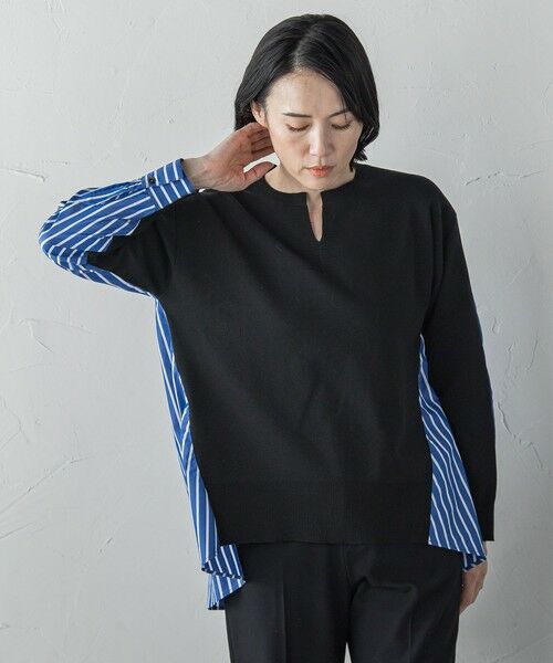 la.f... / ラ・エフ ニット・セーター | バックギャザー切り替えニット≪手洗い可能≫ | 詳細16