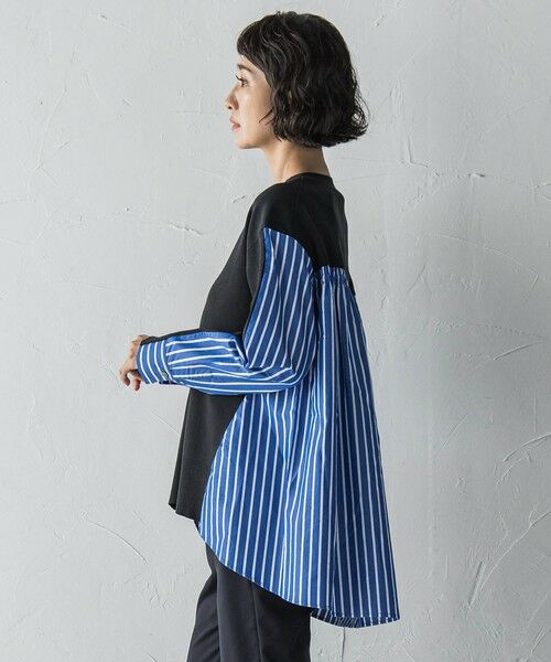 la.f... / ラ・エフ ニット・セーター | バックギャザー切り替えニット≪手洗い可能≫ | 詳細9