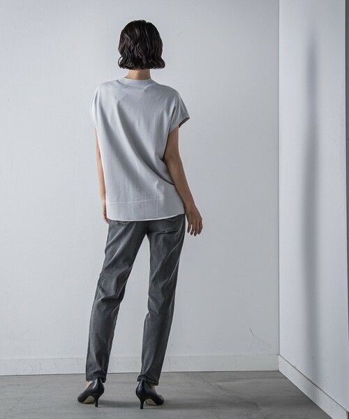 la.f... / ラ・エフ ダウンジャケット・ベスト | ”一枚でもレイヤードにも”ラメニットジレ≪手洗い可能≫ | 詳細14