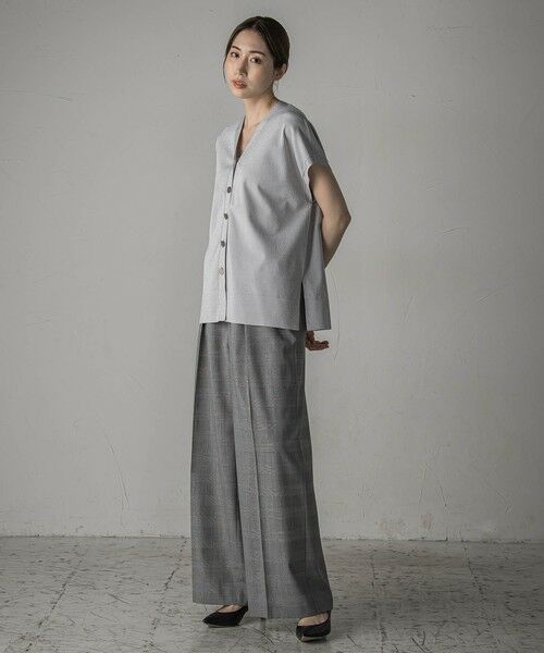 la.f... / ラ・エフ ダウンジャケット・ベスト | ”一枚でもレイヤードにも”ラメニットジレ≪手洗い可能≫ | 詳細16