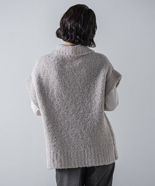 la.f... / ラ・エフ ニット・セーター | カーリングヤーンジップジレ≪手洗い可能≫ | 詳細19