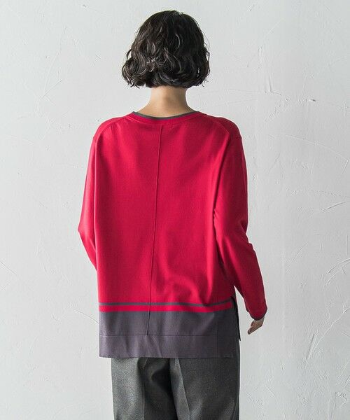 la.f... / ラ・エフ ニット・セーター | 配色ニット≪手洗い可能≫ | 詳細4