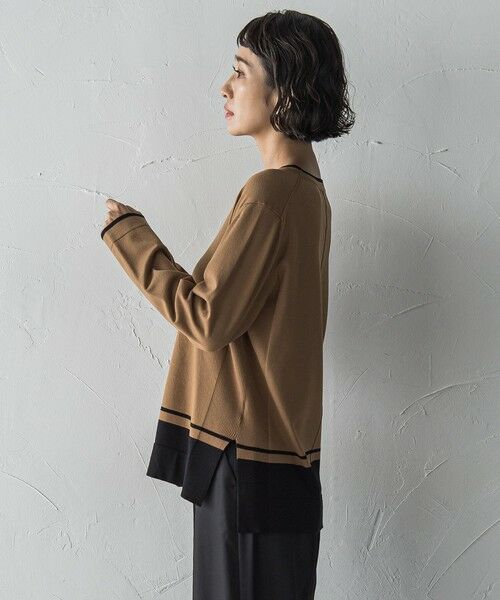 la.f... / ラ・エフ ニット・セーター | 配色ニット≪手洗い可能≫ | 詳細10