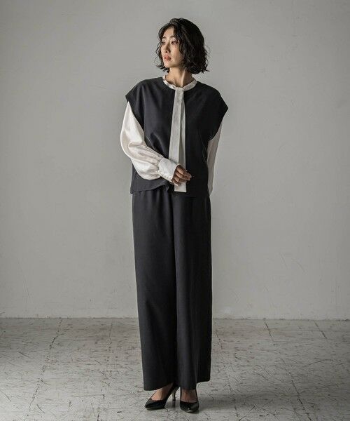 la.f... / ラ・エフ シャツ・ブラウス | 【biyori】""着こなし自在""2wayピーチポプリンジレ≪洗濯機で洗える≫ | 詳細10