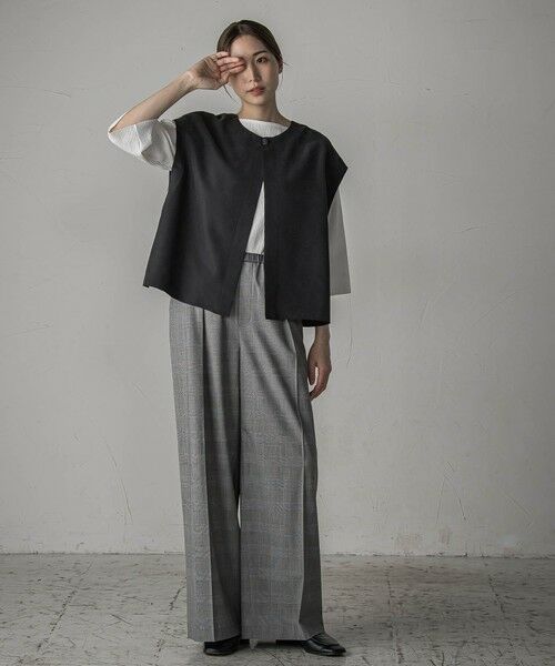 la.f... / ラ・エフ シャツ・ブラウス | 【biyori】""着こなし自在""2wayピーチポプリンジレ≪洗濯機で洗える≫ | 詳細14