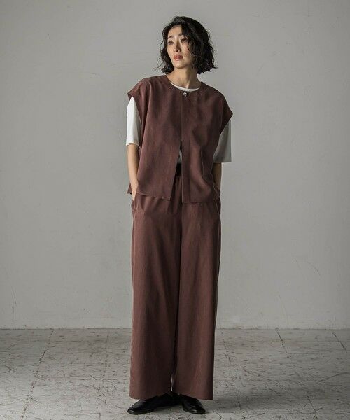 la.f... / ラ・エフ シャツ・ブラウス | 【biyori】""着こなし自在""2wayピーチポプリンジレ≪洗濯機で洗える≫ | 詳細23