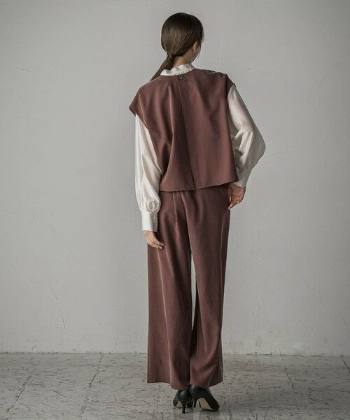 la.f... / ラ・エフ シャツ・ブラウス | 【biyori】""着こなし自在""2wayピーチポプリンジレ≪洗濯機で洗える≫ | 詳細28