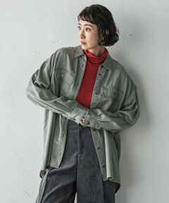 la.f... / ラ・エフ シャツ・ブラウス | 【biyori】モダールデニムシャツ≪洗濯機で洗える≫