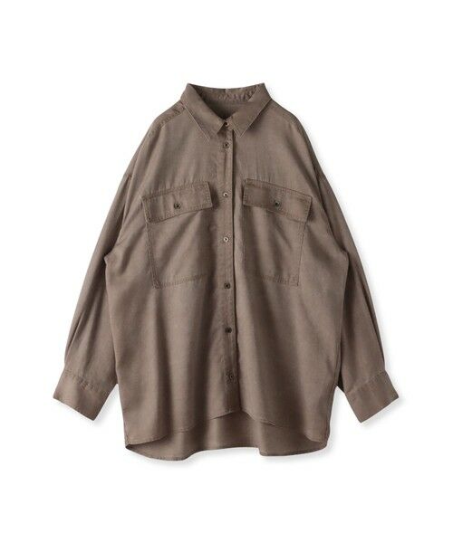 la.f... / ラ・エフ シャツ・ブラウス | 【biyori】モダールデニムシャツ≪洗濯機で洗える≫ | 詳細11