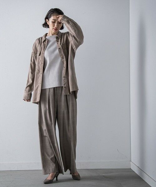 la.f... / ラ・エフ シャツ・ブラウス | 【biyori】モダールデニムシャツ≪洗濯機で洗える≫ | 詳細3