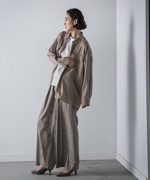 la.f... / ラ・エフ シャツ・ブラウス | 【biyori】モダールデニムシャツ≪洗濯機で洗える≫ | 詳細5