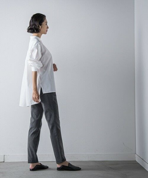 la.f... / ラ・エフ シャツ・ブラウス | 【biyori/極】""こなれ袖がポイント""バンドカラーシャツ | 詳細11