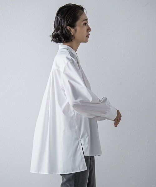 la.f... / ラ・エフ シャツ・ブラウス | 【biyori/極】""こなれ袖がポイント""バンドカラーシャツ | 詳細13