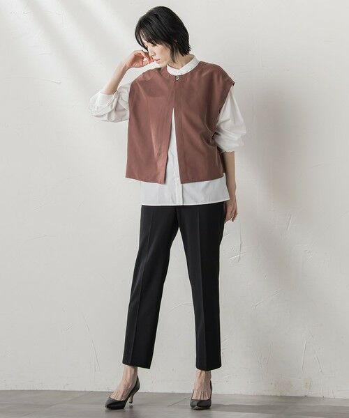 la.f... / ラ・エフ シャツ・ブラウス | 【biyori/極】""こなれ袖がポイント""バンドカラーシャツ | 詳細22