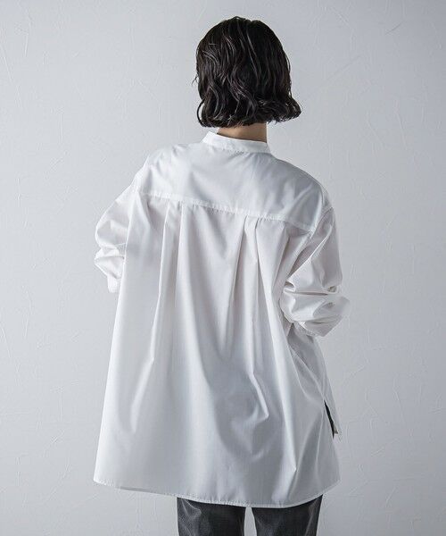 la.f... / ラ・エフ シャツ・ブラウス | 【biyori/極】""こなれ袖がポイント""バンドカラーシャツ | 詳細9