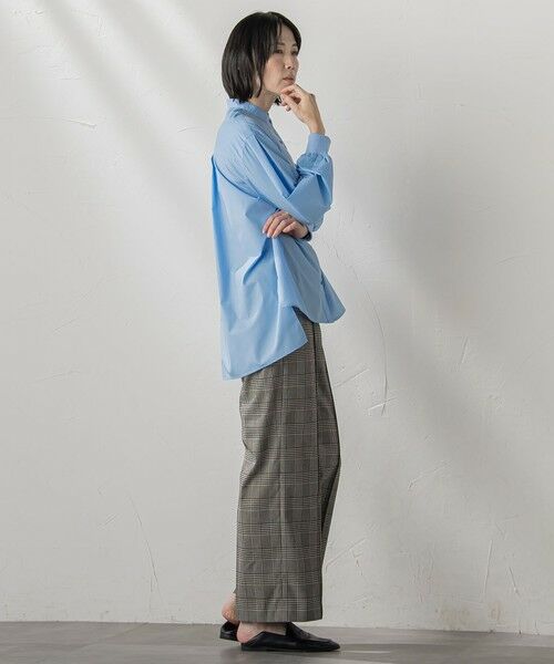 la.f... / ラ・エフ シャツ・ブラウス | 【biyori/極】""こなれ袖がポイント""バンドカラーシャツ | 詳細29