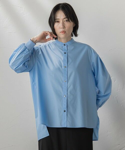 la.f... / ラ・エフ シャツ・ブラウス | 【biyori/極】""こなれ袖がポイント""バンドカラーシャツ | 詳細30