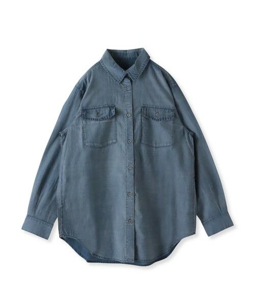 la.f... / ラ・エフ シャツ・ブラウス | 【biyori】シアーデニムシャツ≪手洗い可能≫ | 詳細8