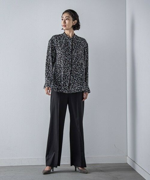 la.f... / ラ・エフ シャツ・ブラウス | 幾何ドット柄ブリントブラウス≪洗濯機で洗える≫ | 詳細4