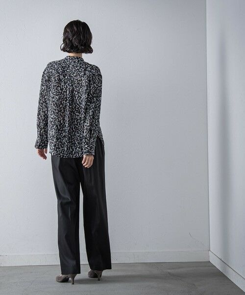 la.f... / ラ・エフ シャツ・ブラウス | 幾何ドット柄ブリントブラウス≪洗濯機で洗える≫ | 詳細5