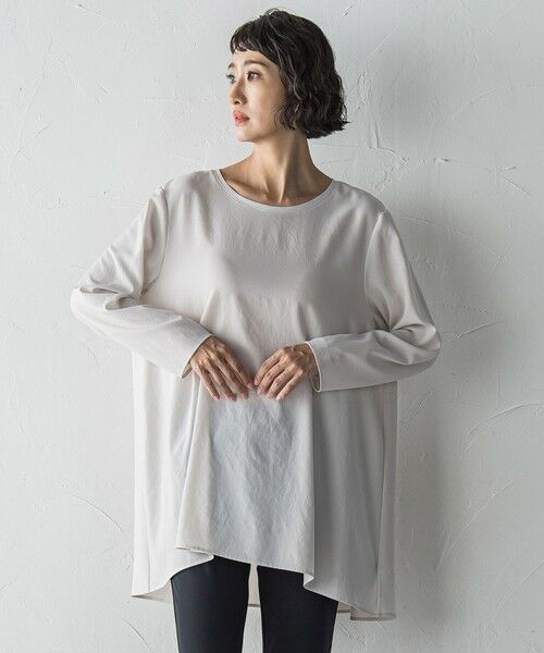 la.f... / ラ・エフ シャツ・ブラウス | ""Tシャツ感覚で着られる""ジョーゼットブラウス≪洗濯機で洗える≫ | 詳細3