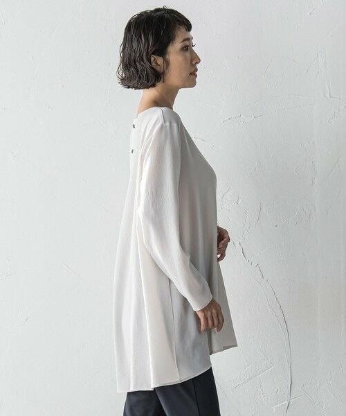 la.f... / ラ・エフ シャツ・ブラウス | ""Tシャツ感覚で着られる""ジョーゼットブラウス≪洗濯機で洗える≫ | 詳細4