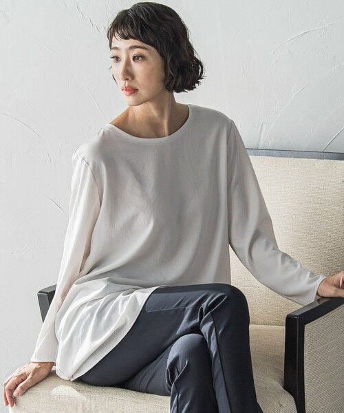 la.f... / ラ・エフ シャツ・ブラウス | ""Tシャツ感覚で着られる""ジョーゼットブラウス≪洗濯機で洗える≫ | 詳細12