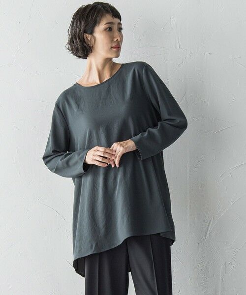 la.f... / ラ・エフ シャツ・ブラウス | ""Tシャツ感覚で着られる""ジョーゼットブラウス≪洗濯機で洗える≫ | 詳細24