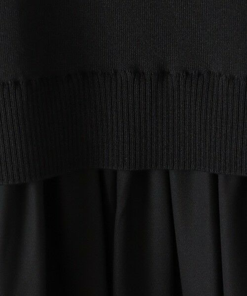 la.f... / ラ・エフ ロング・マキシ丈ワンピース | 【biyori】デニムドッキングニットワンピース≪手洗い可能≫ | 詳細8