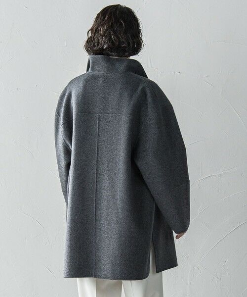 la.f... / ラ・エフ ダッフルコート | <極>”軽さと贅沢なぬくもり”スタンドカラーリバーコート | 詳細17