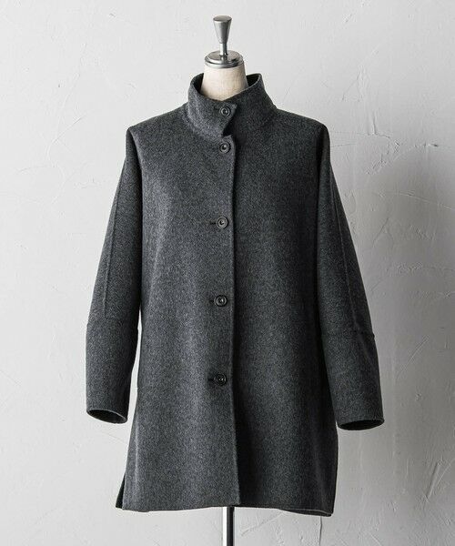 la.f... / ラ・エフ ダッフルコート | <極>”軽さと贅沢なぬくもり”スタンドカラーリバーコート | 詳細22