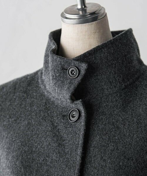 la.f... / ラ・エフ ダッフルコート | <極>”軽さと贅沢なぬくもり”スタンドカラーリバーコート | 詳細25