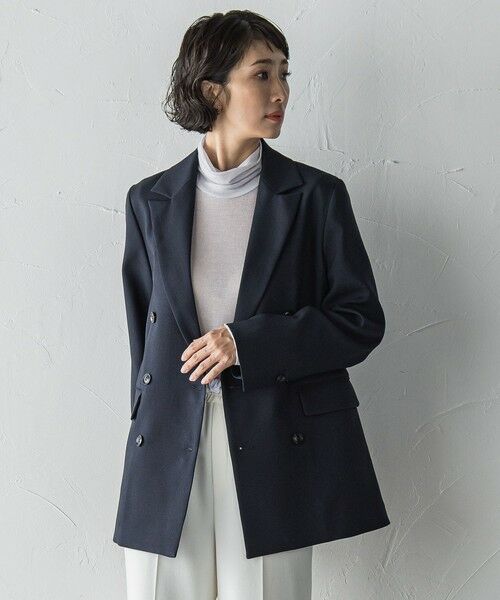 la.f... / ラ・エフ テーラードジャケット | ドライシャークストレッチジャケット≪手洗い可能≫ | 詳細3