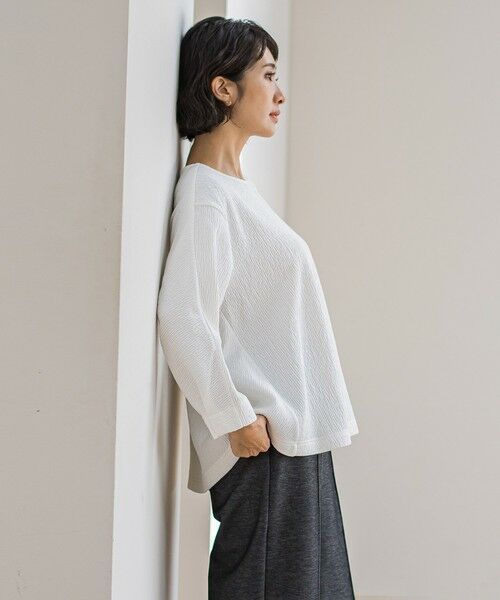 la.f... / ラ・エフ カットソー | つぶつぶジョーゼットカットソー | 詳細1