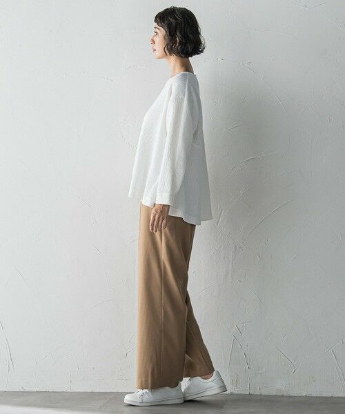 la.f... / ラ・エフ カットソー | つぶつぶジョーゼットカットソー | 詳細10