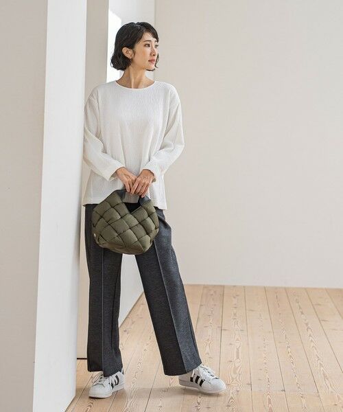 la.f... / ラ・エフ カットソー | つぶつぶジョーゼットカットソー | 詳細3