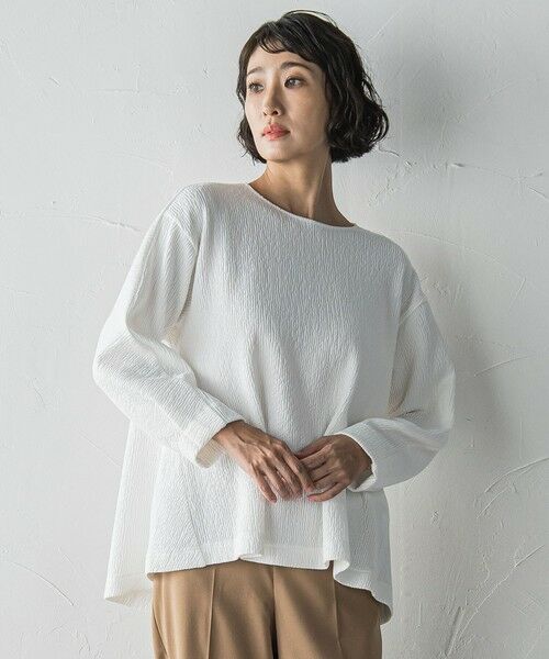 la.f... / ラ・エフ カットソー | つぶつぶジョーゼットカットソー | 詳細6