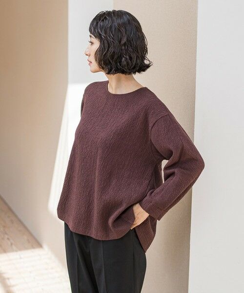 la.f... / ラ・エフ カットソー | つぶつぶジョーゼットカットソー | 詳細16