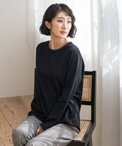 la.f... / ラ・エフ カットソー | マシュマロポンチカットソー≪洗濯機で洗える≫