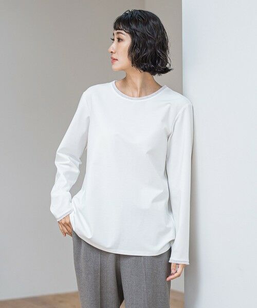 la.f... / ラ・エフ カットソー | マシュマロポンチカットソー≪洗濯機で洗える≫ | 詳細1