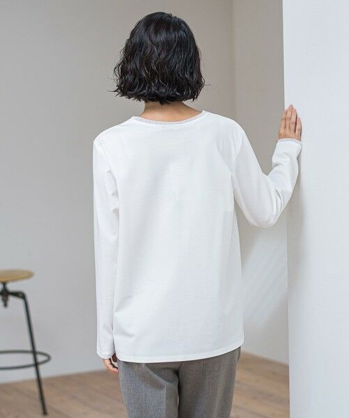 la.f... / ラ・エフ カットソー | マシュマロポンチカットソー≪洗濯機で洗える≫ | 詳細2