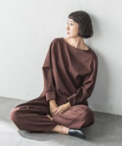 la.f... / ラ・エフ カットソー | 【WEB限定】""もっちり素材""ダンボールドルマンプルオーバー≪手洗い可能≫