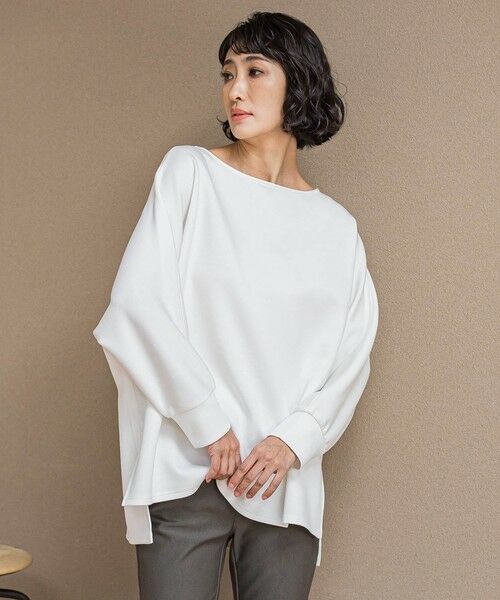 la.f... / ラ・エフ カットソー | 【WEB限定】""もっちり素材""ダンボールドルマンプルオーバー≪手洗い可能≫ | 詳細1