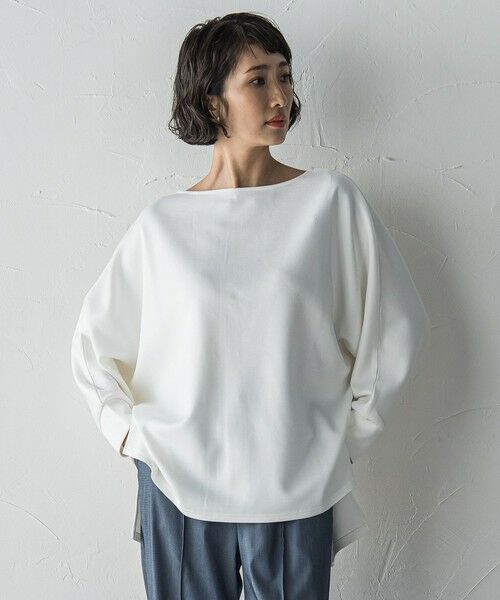 la.f... / ラ・エフ カットソー | 【WEB限定】""もっちり素材""ダンボールドルマンプルオーバー≪手洗い可能≫ | 詳細4