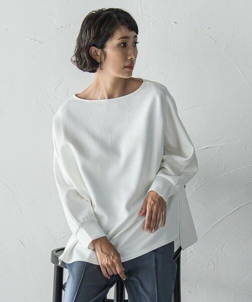 la.f... / ラ・エフ カットソー | 【WEB限定】""もっちり素材""ダンボールドルマンプルオーバー≪手洗い可能≫ | 詳細5