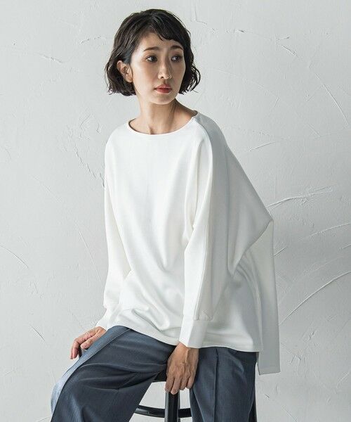 la.f... / ラ・エフ カットソー | 【WEB限定】""もっちり素材""ダンボールドルマンプルオーバー≪手洗い可能≫ | 詳細6