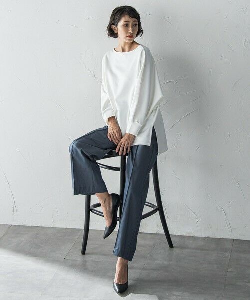 la.f... / ラ・エフ カットソー | 【WEB限定】""もっちり素材""ダンボールドルマンプルオーバー≪手洗い可能≫ | 詳細8