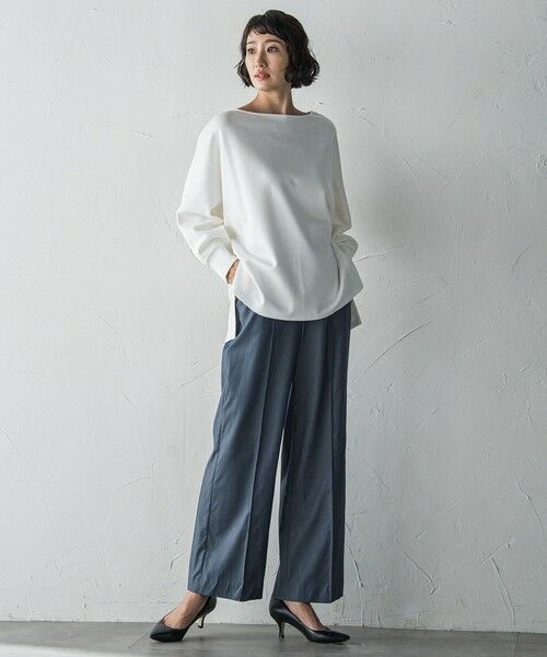 la.f... / ラ・エフ カットソー | 【WEB限定】""もっちり素材""ダンボールドルマンプルオーバー≪手洗い可能≫ | 詳細9