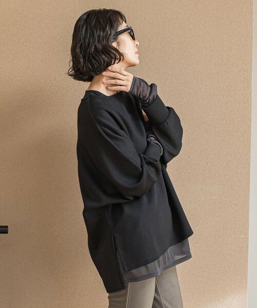 la.f... / ラ・エフ カットソー | 【WEB限定】""もっちり素材""ダンボールドルマンプルオーバー≪手洗い可能≫ | 詳細15