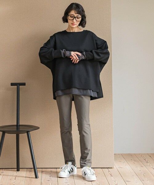 la.f... / ラ・エフ カットソー | 【WEB限定】""もっちり素材""ダンボールドルマンプルオーバー≪手洗い可能≫ | 詳細17